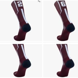 Maroon Sports socks